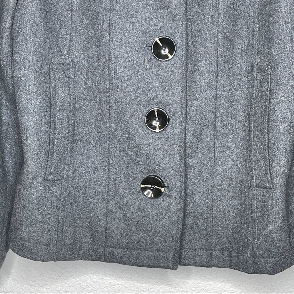 Attention Wool Blend Jacket Gray - image 4